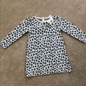 2T Janie and Jack Animal Print Sweater Dress